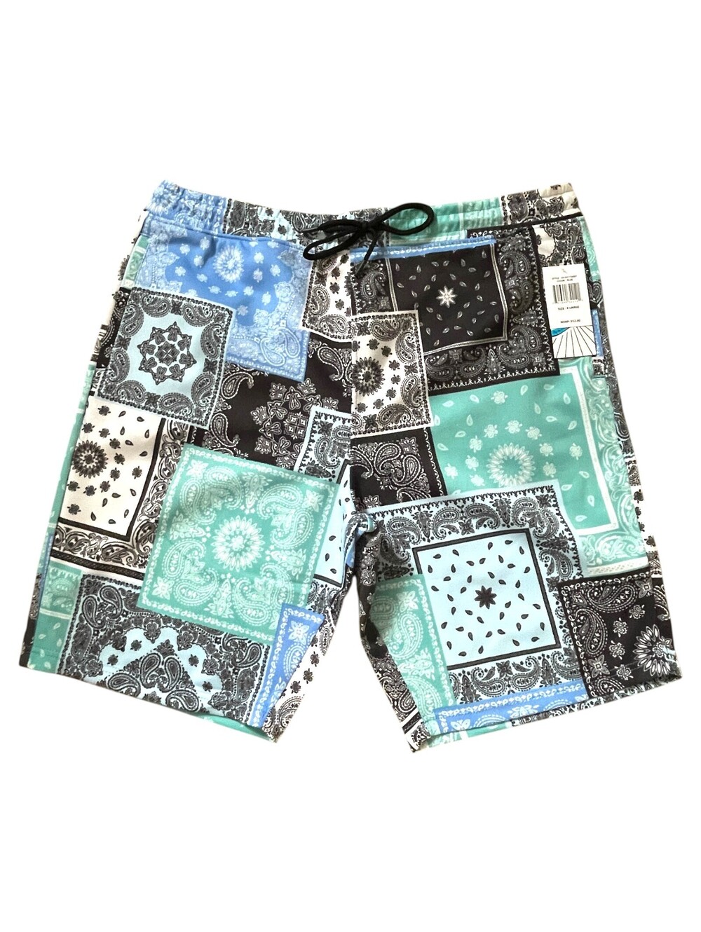 NWT Fresh Prince of Bel-Air XL Bandana Patchwork Shorts